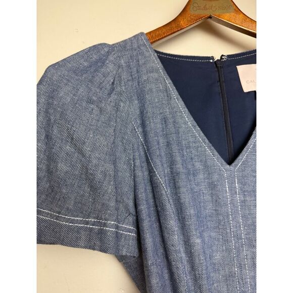Gal Meets Glam Billie Chambray Jumpsuit Sz. 0 - Picture 6 of 6